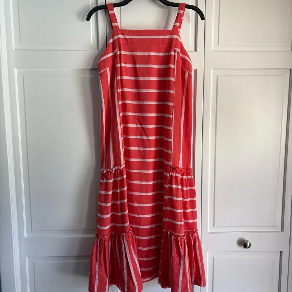 Striped Red Sundress - Picture 1 of 2